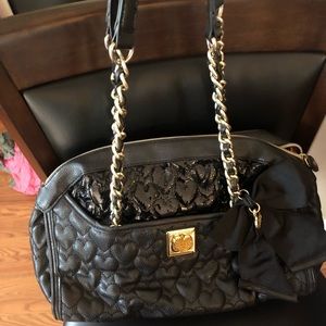 Betsy Johnson Heart Bag